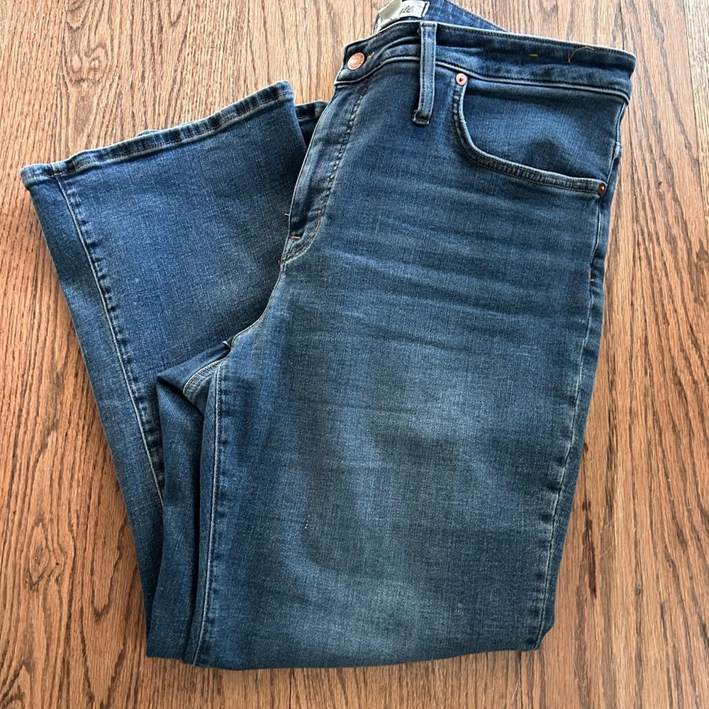 Madewell Curvy Kick Out Jeans - Blue